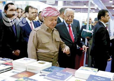 لقطات من الافتتاح الرسمي لمعرض أربيل الدولي للكتاب في دورته الـ16 بحضور الرئيس مسعود 
